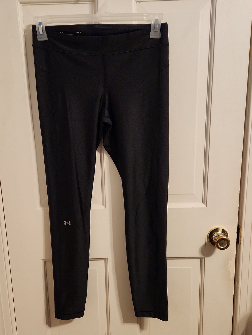 Under Armour Black Athletic Cpmpression Heatgear Leggings Large